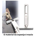 Mini esfregão portátil com pano absorvente dobrável – limpeza prática